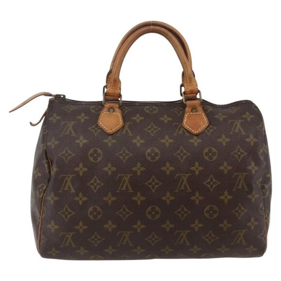 LOUIS VUITTON Monogram Speedy 30 Hand Bag M41526 LV Auth 145914 - Picture 3 of 16